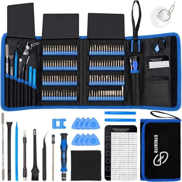 Electronics Precision Screwdriver Sets 142-Piece120 Bits Repair Tool Kit - Picture 1 of 7